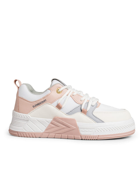 Tenis Chunky Blanco Con Rosa 1226